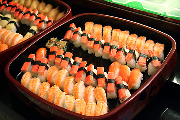 Image showing Sushi arrangement