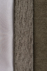 Image showing Grey fabric texture 