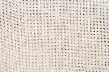 Image showing Beige canvas texture 