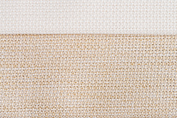 Image showing Beige canvas texture 