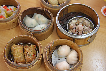 Image showing Steamed dimsum