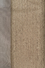 Image showing Brown fabric texture