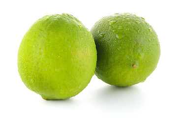 Image showing Fresh green limes