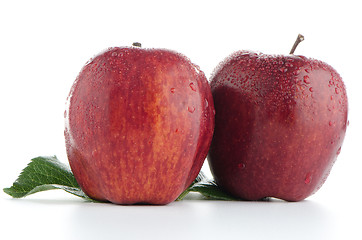 Image showing Ripe red apples