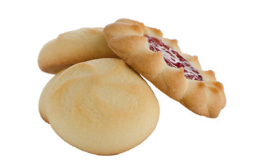 Image showing Strawberry biscuit