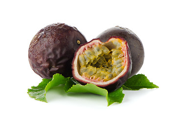 Image showing Fresh passion fruit