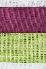 Image showing Multi color fabric texture samples