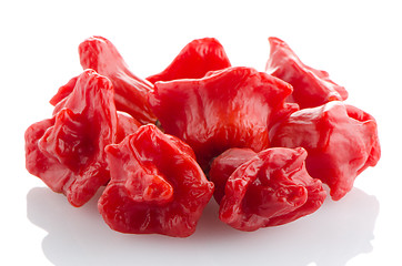 Image showing Red peppers closeup