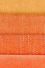 Image showing Orange fabric