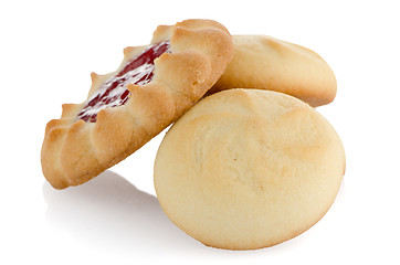 Image showing Strawberry biscuit