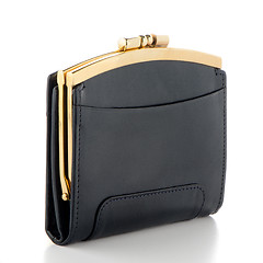 Image showing Black Leather Purse 