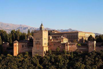 Image showing Alhambra in Granada - Spain