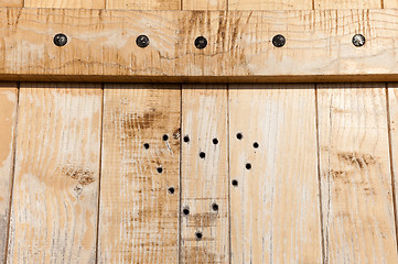 Image showing Heart on a door