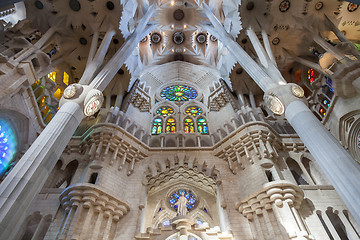 Image showing Sagrada Familia Interior