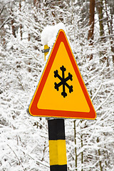 Image showing a road sign  