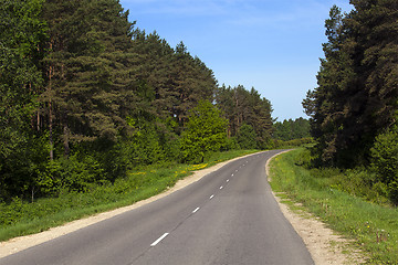 Image showing the small road  