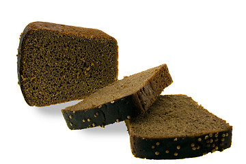 Image showing black bread  