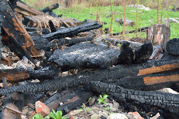 Image showing Burn ashes