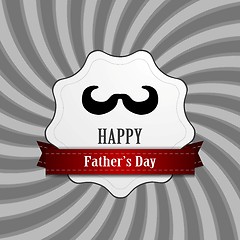 Image showing Father\'s Day abstract retro vintage background