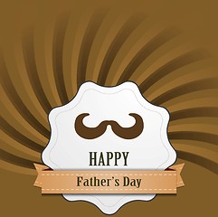 Image showing Father\'s Day abstract retro vintage background