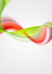 Image showing Abstract colorful waves elegant background