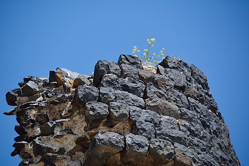 Image showing Part of the ruined wall,