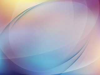 Image showing Abstract blue background. EPS 10