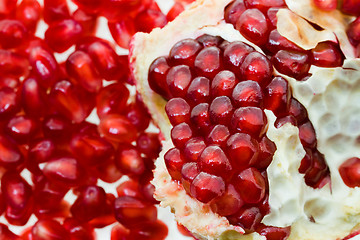 Image showing  red ripe pomegranate