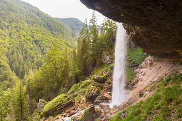 Image showing Pericnik waterfall in Triglav National Park, Julian Alps, Slovenia.