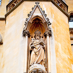 Image showing marble and statue in old city of london england