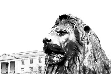 Image showing england  historic   marble and statue in old city of london 