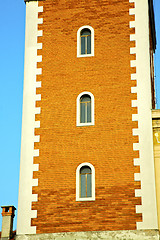 Image showing  sunny day    milan   old abstract in  italy   the   wall  windo