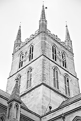 Image showing door southwark  cathedral in london england old  construction an