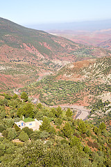 Image showing the dades valley in atlas  