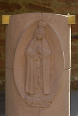 Image showing statue in sandstone