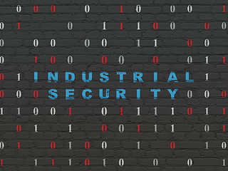 Image showing Security concept: Industrial Security on wall background