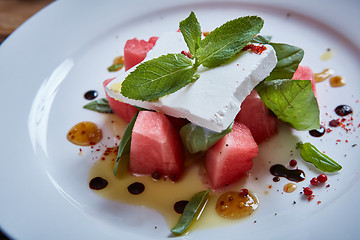 Image showing Healthy Watermelon Salad