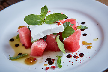 Image showing Healthy Watermelon Salad