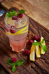 Image showing Refreshing homemade lemonade