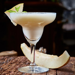 Image showing margarita melon cocktail