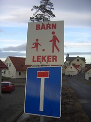 Image showing Children plying sign