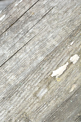 Image showing grunge wooden texture used as background.