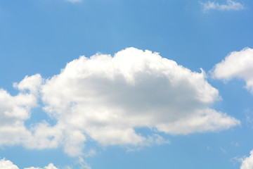 Image showing Clouds with blue sky