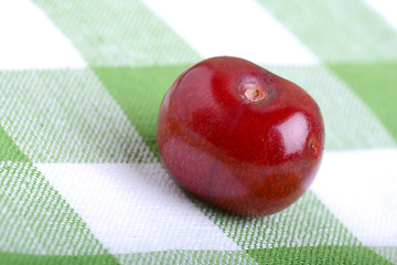 Image showing Close up of fresh cherry berries