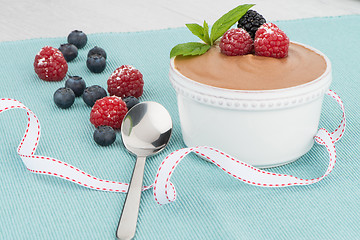 Image showing Chocolate mousse 