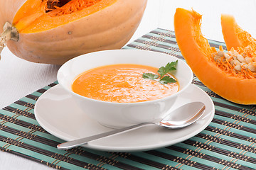 Image showing Pumpkin soup 