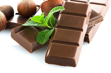 Image showing Chocolate parts