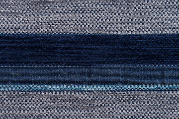 Image showing Blue fabric texture