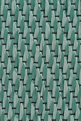 Image showing Green fabric texture