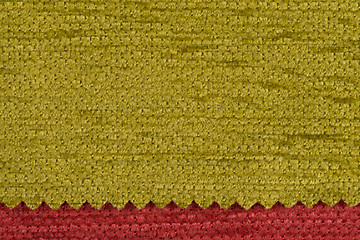 Image showing Green fabric texture